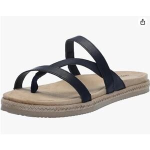 Easy Street Women's Song Slide Sandal - Color Navy - Size 5.5